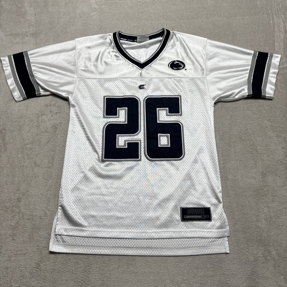 Penn State Jersey Mens S White NCAA Football #26 Colosseum Athletics